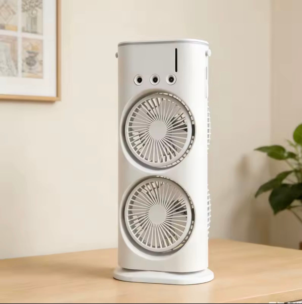 VENTILATEUR HUMIDIFICATEUR PORTABLE - VOTRE BULLE DE FRAÎCHEUR, PARTOUT!