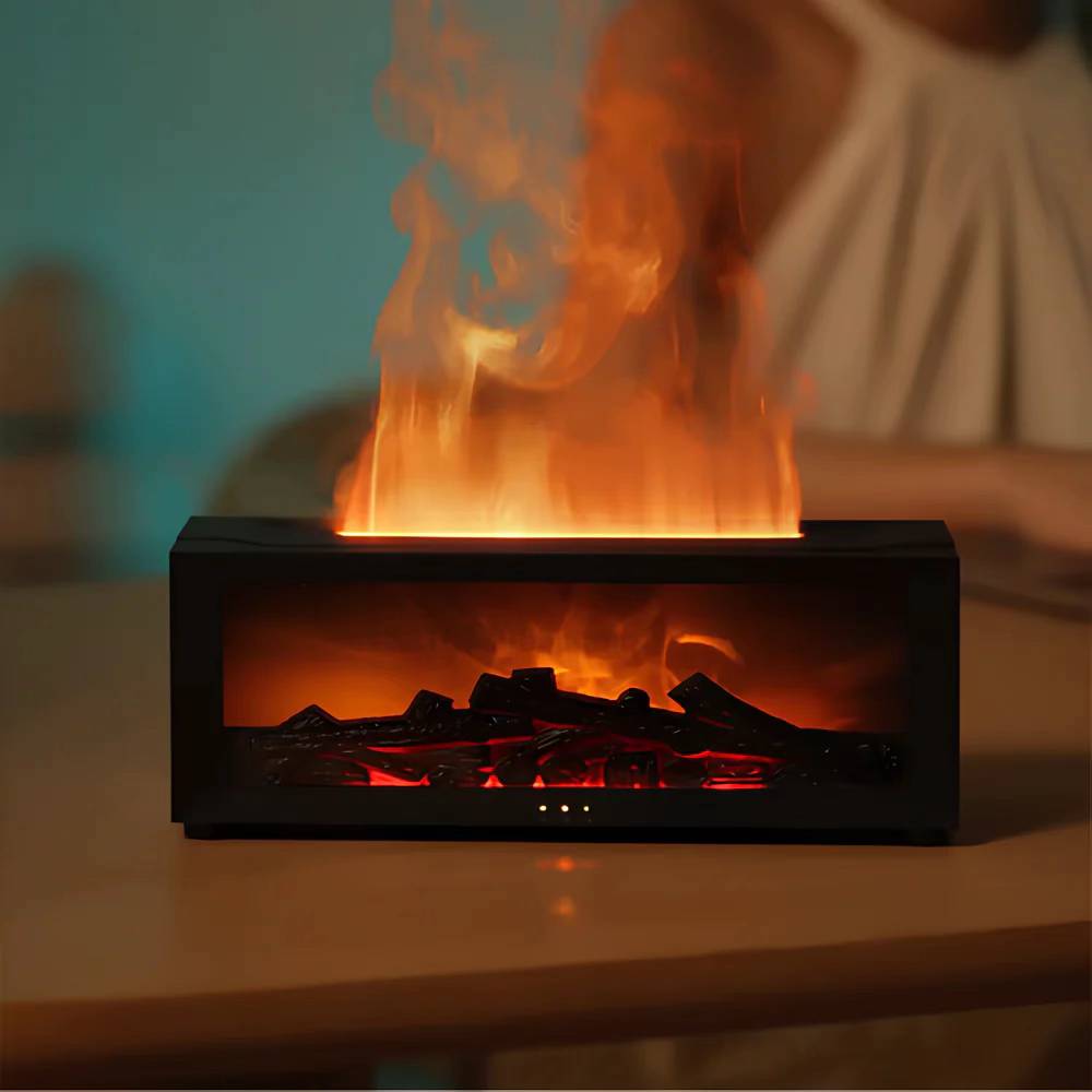 Humidificateur Diffuseur Effet Flamme