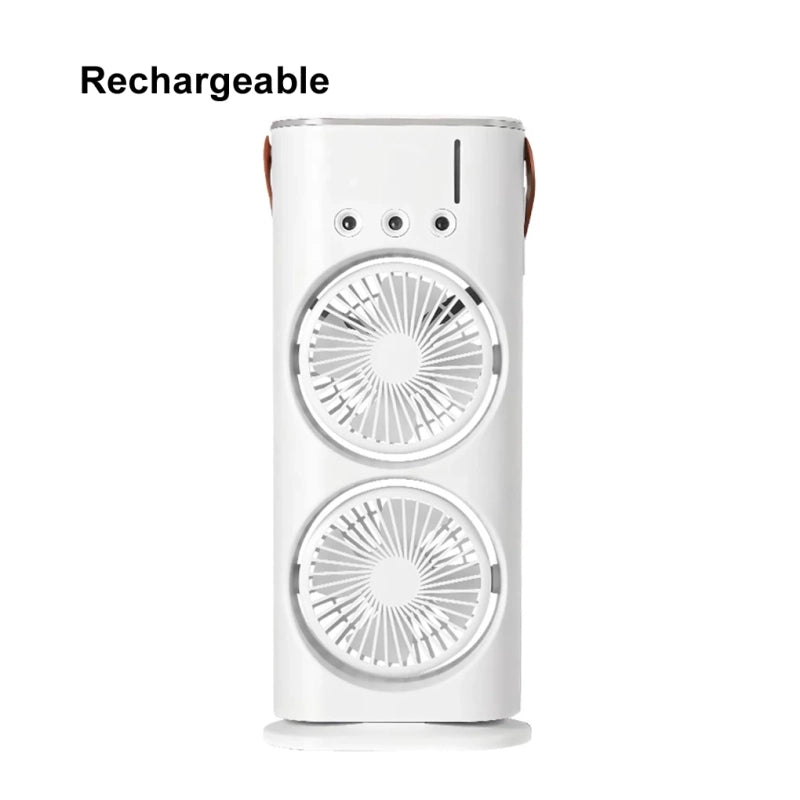 VENTILATEUR HUMIDIFICATEUR PORTABLE - VOTRE BULLE DE FRAÎCHEUR, PARTOUT!