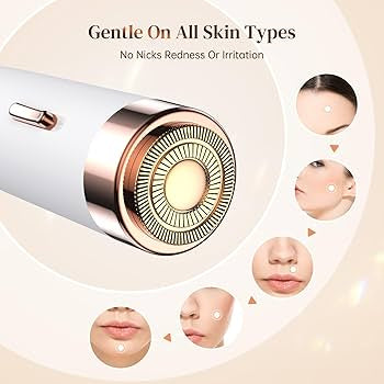 Epilateur facial -Dites adieu aux poils du visage en quelques secondes !