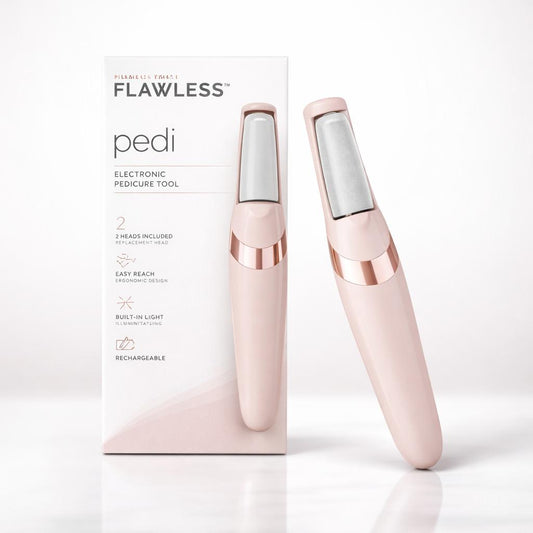 Outil de Pédicure des Pieds, avec Lumière pour des Pieds Doux et Lisses